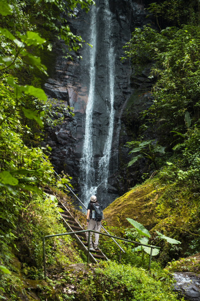Catarata El Salto en la Reserva Talamanca, Chirripó, Costa Rica